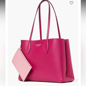 Kate Spade Plum All Day Tote Bag With Wallet
